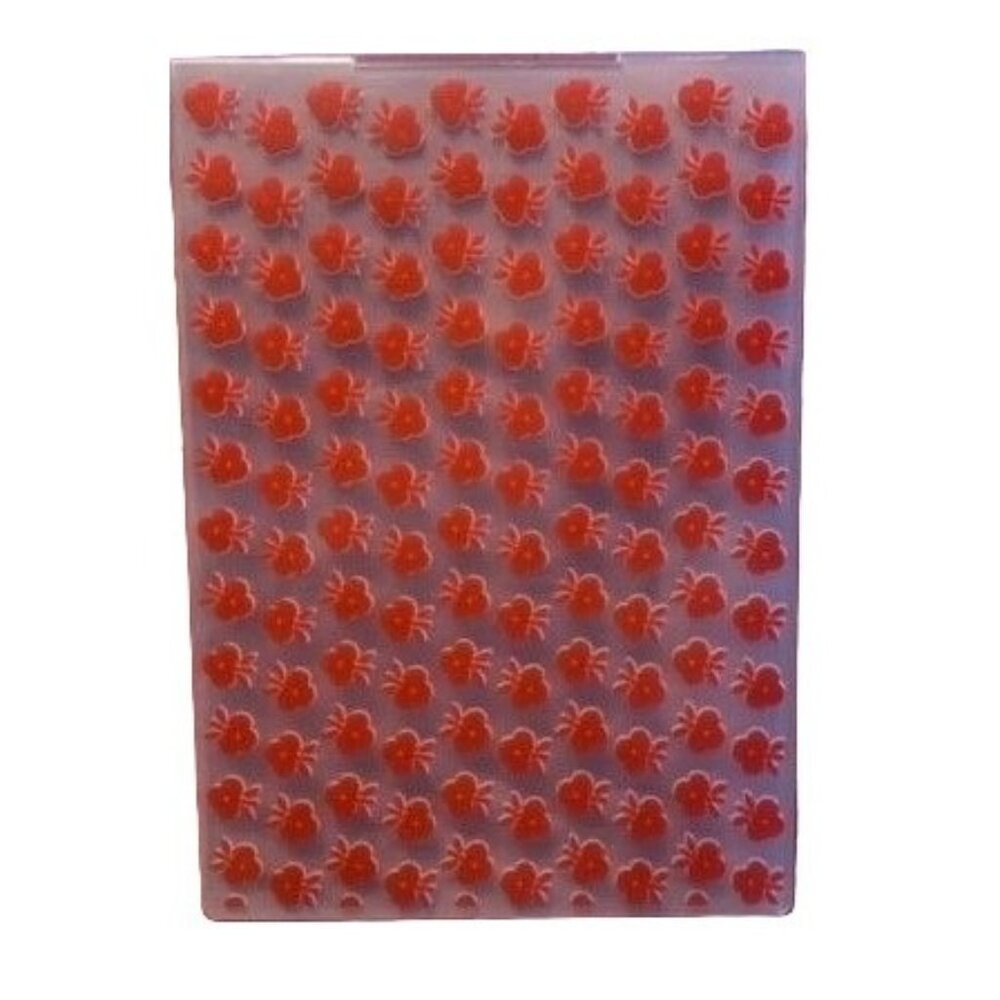 Crafters Companion Small Flower Embossing Folder 4x7" Craft Template